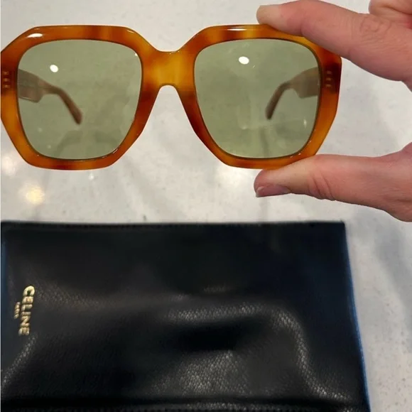 Celine Tortoise Shell Sunglasses - Picture 3 of 4